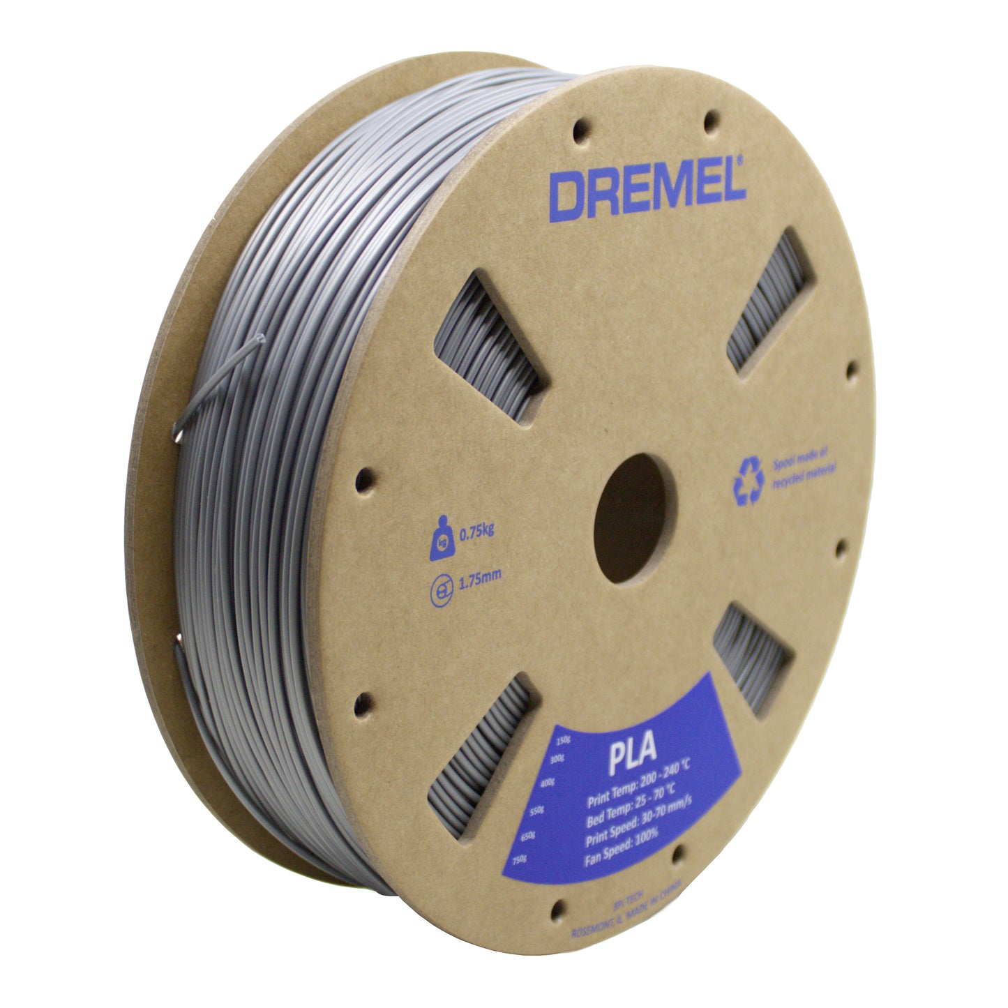 Dremel 3D PLA Filament, 1.75mm, 0.75kg