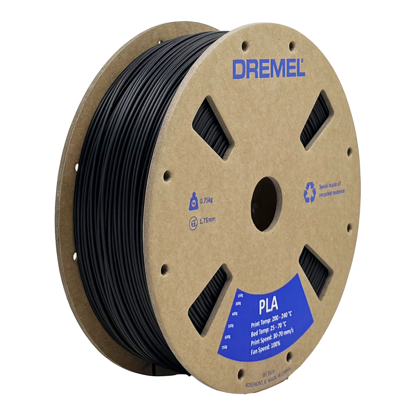 Dremel 3D PLA Filament, 1.75mm, 0.75kg