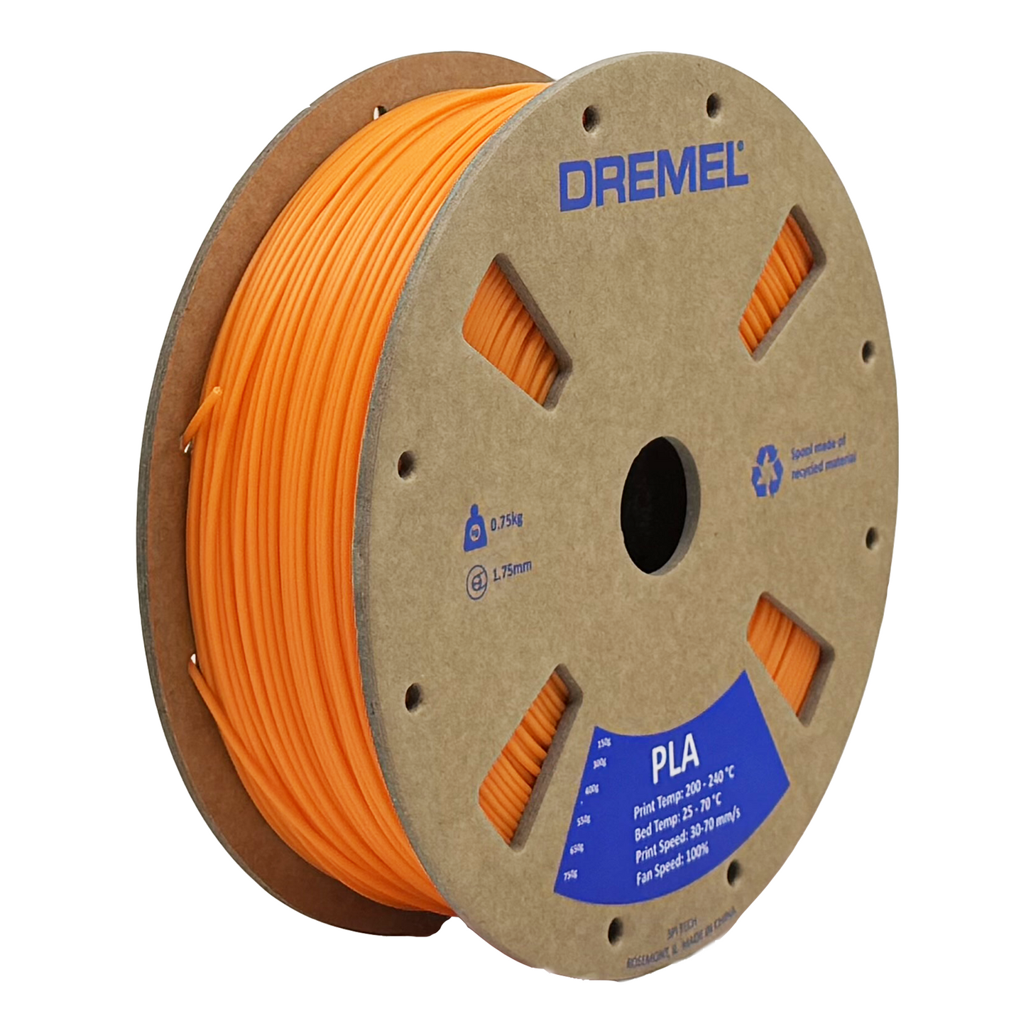 Dremel 3D PLA Filament, 1.75mm, 0.75kg