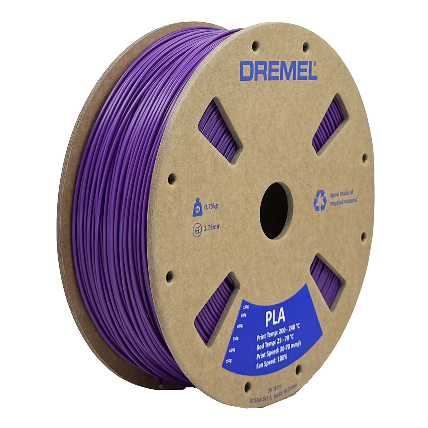 Dremel 3D PLA Filament, 1.75mm, 0.75kg