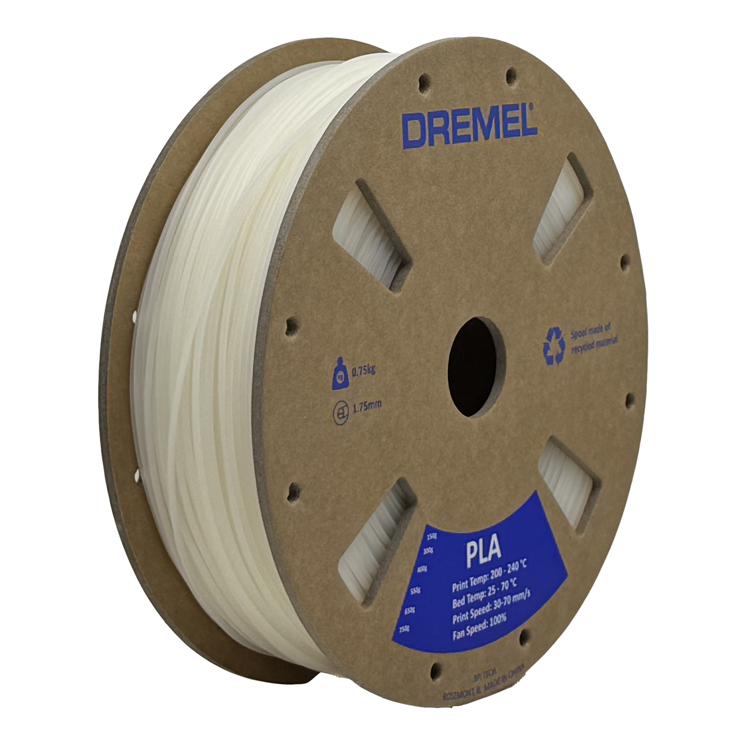 Dremel 3D PLA Filament, 1.75mm, 0.75kg