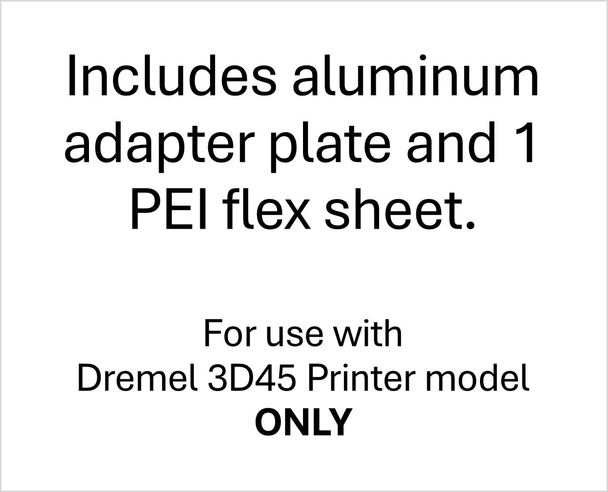 Dremel 3D45 Flex Plate Conversion Kit - BP45-FPK-01