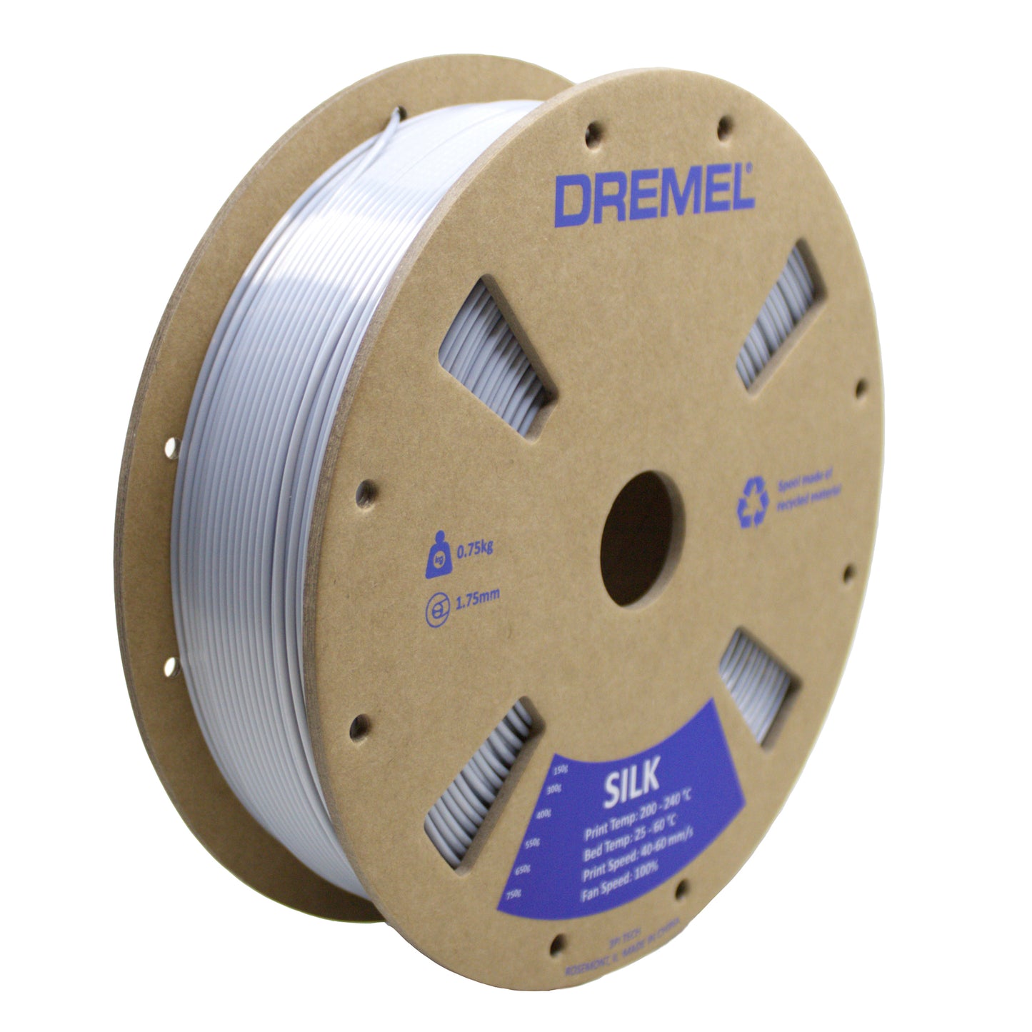 Dremel 3D PLA Filament, 1.75mm, 0.75kg - Silk Finish